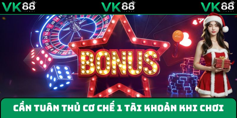 Tuân thủ cơ chế 1 tài khoản