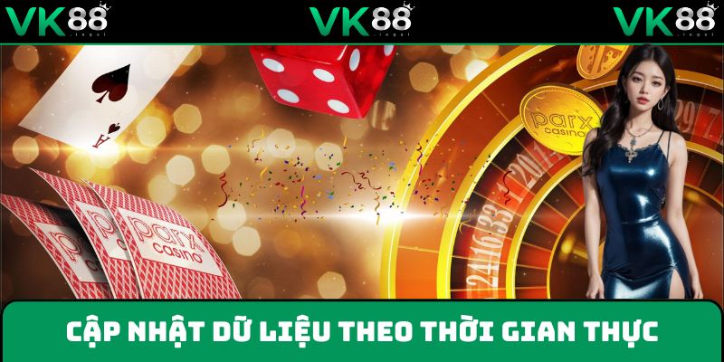 Dữ liệu cập nhật chính xác theo thời gian thực